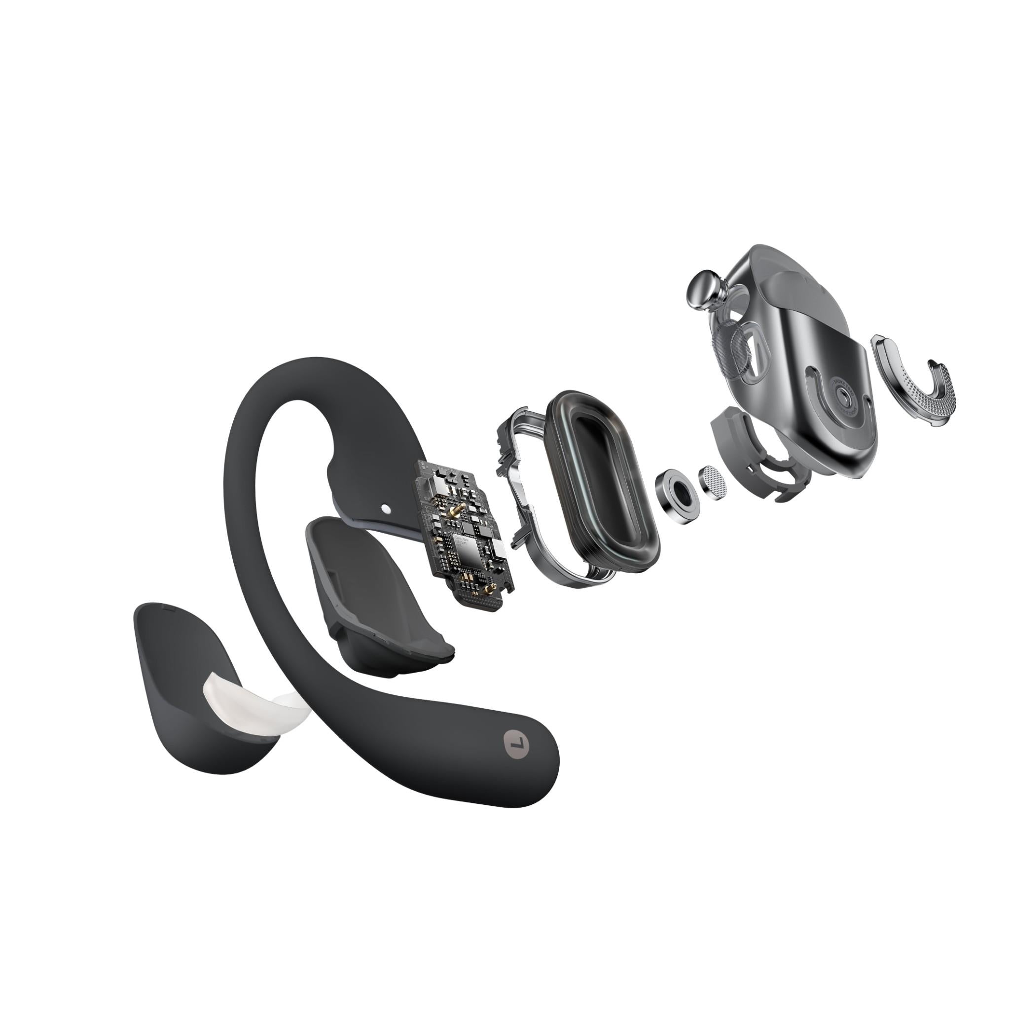 Shokz OpenFit 2+ Open-Ear TWS Earbuds (Black)