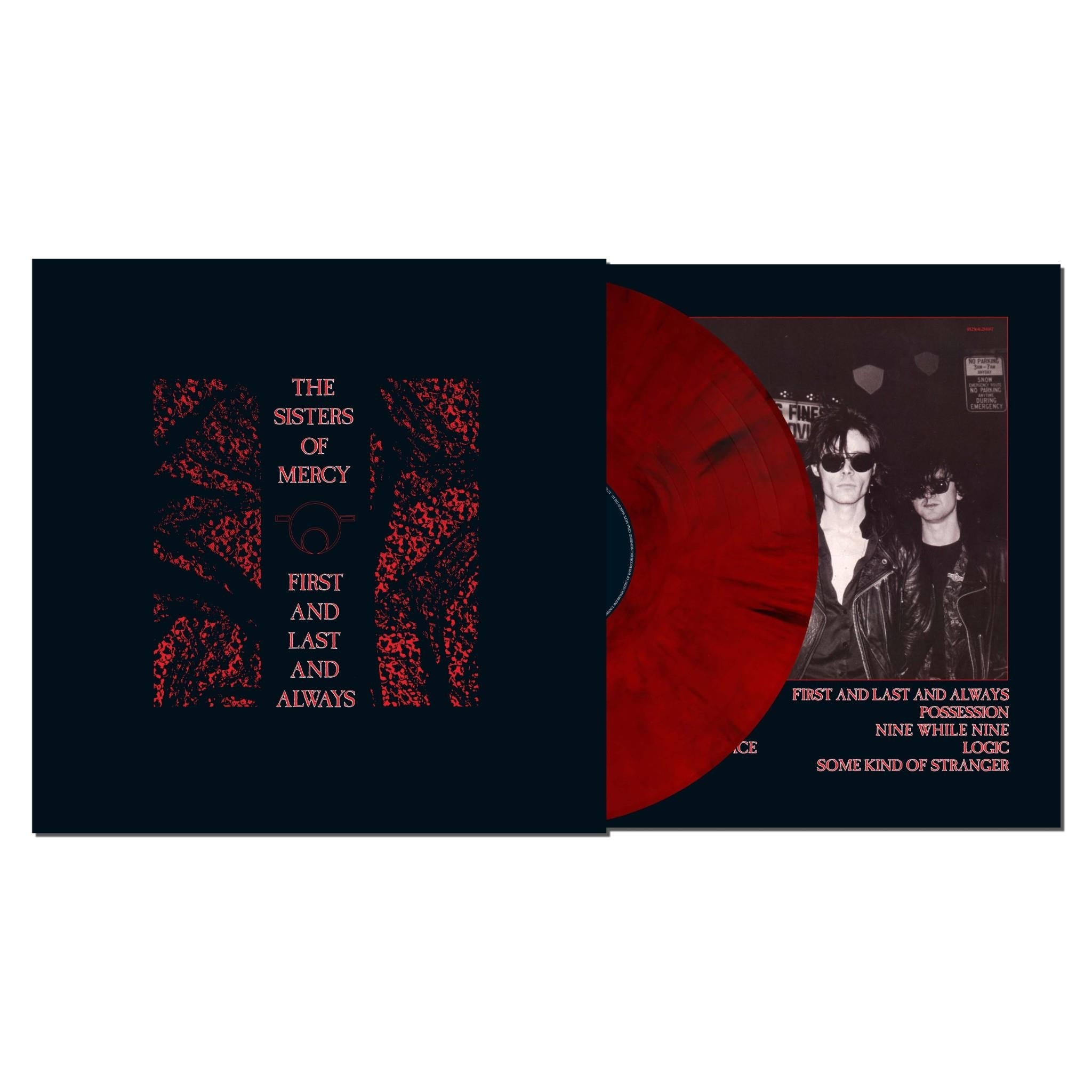 First And Last And Always (Black and Red Marble Vinyl) - By:The Sisters Of Mercy
