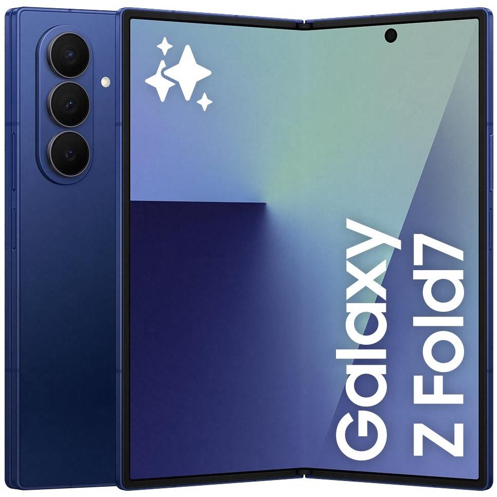 Samsung Galaxy Z Fold7 5G 1TB foldable smartphone in Blue Shadow - Mobile Phones at Tech Supply Shed NZ