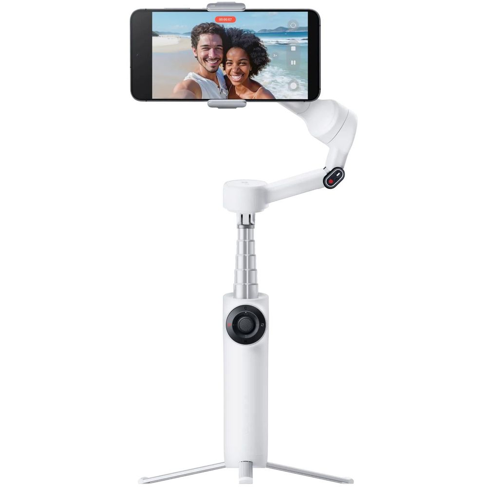 Insta360 Flow 2 Gimbal AI Tracker Bundle (Summit White)