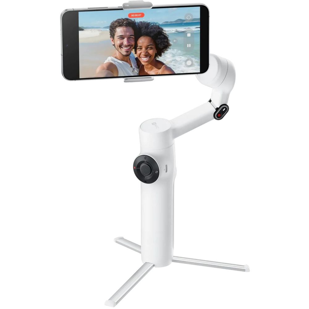 Insta360 Flow 2 Gimbal AI Tracker Bundle (Summit White)