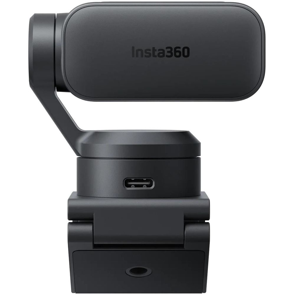 Insta360 Link 2 AI-Powered Pan, Tilt & Zoom 4K Webcam (Graphite Black)
