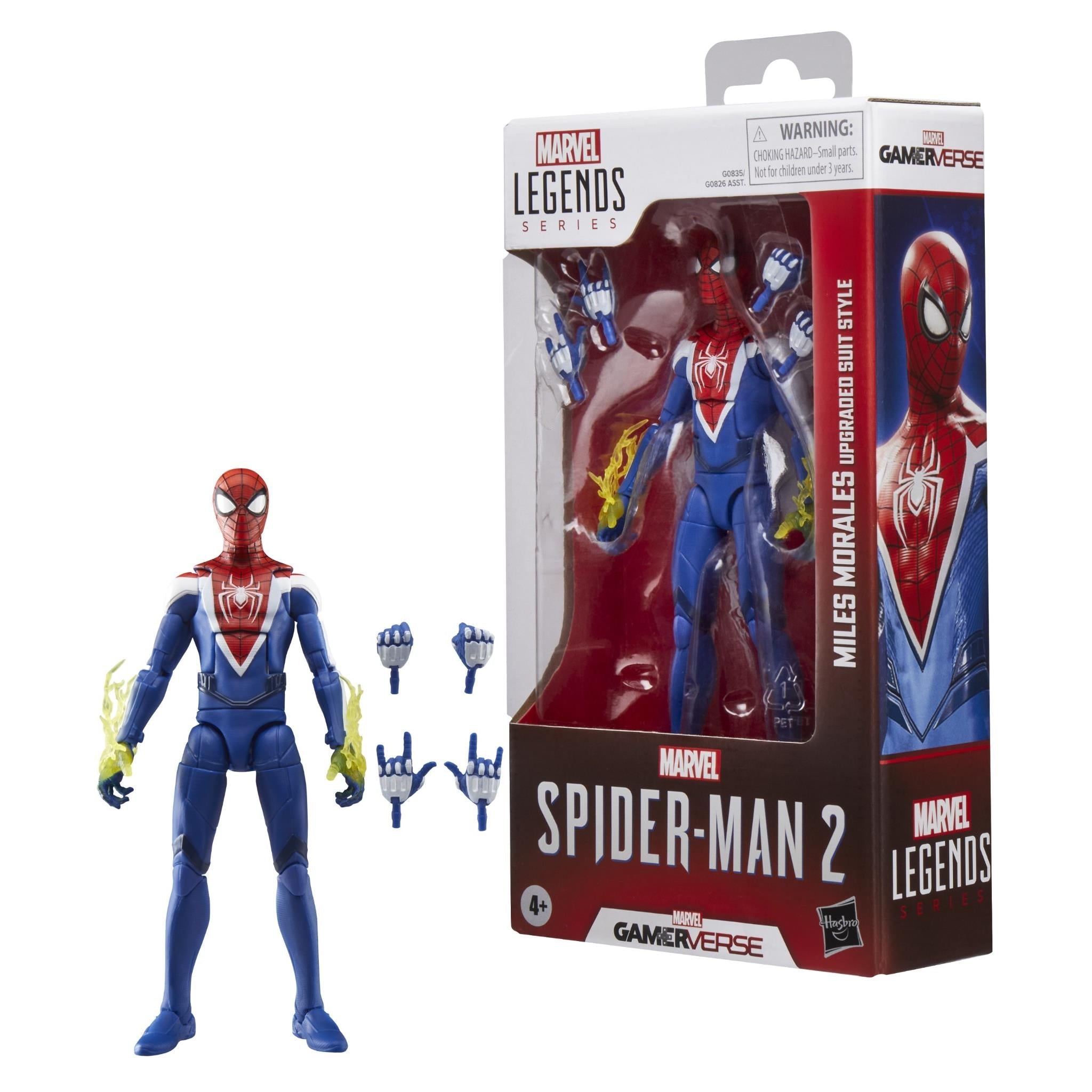 Marvel - Legends Series: Gamerverse Miles Morales Upgraded Suit Style Figure