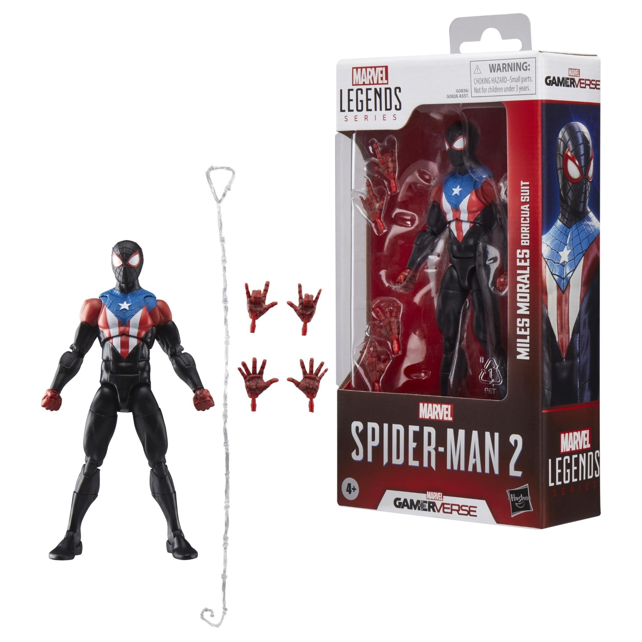 Marvel - Legends Series: Gamerverse Miles Morales Boricua Suit Figure