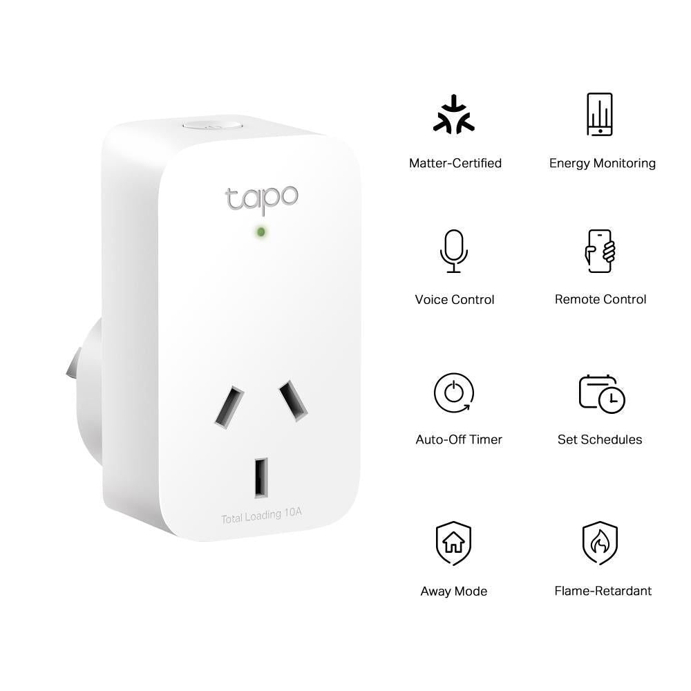 TP-Link Tapo P110M Smart Wi-Fi Plug (2-Pack)