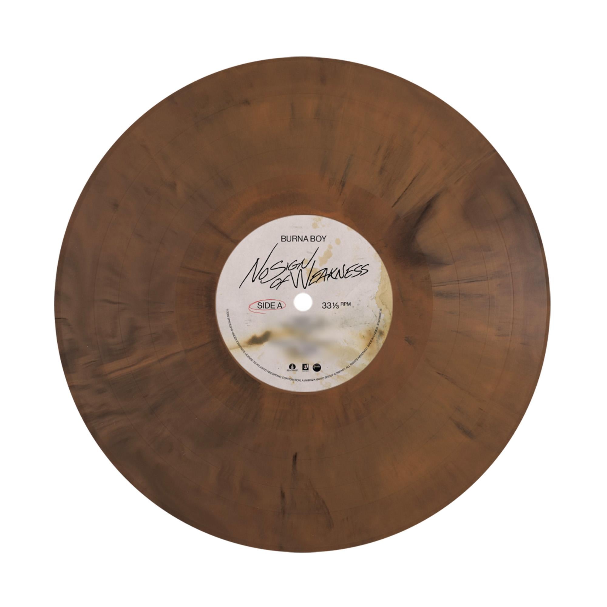 No Sign Of Weakness (Brown Vinyl) - By: Burna Boy