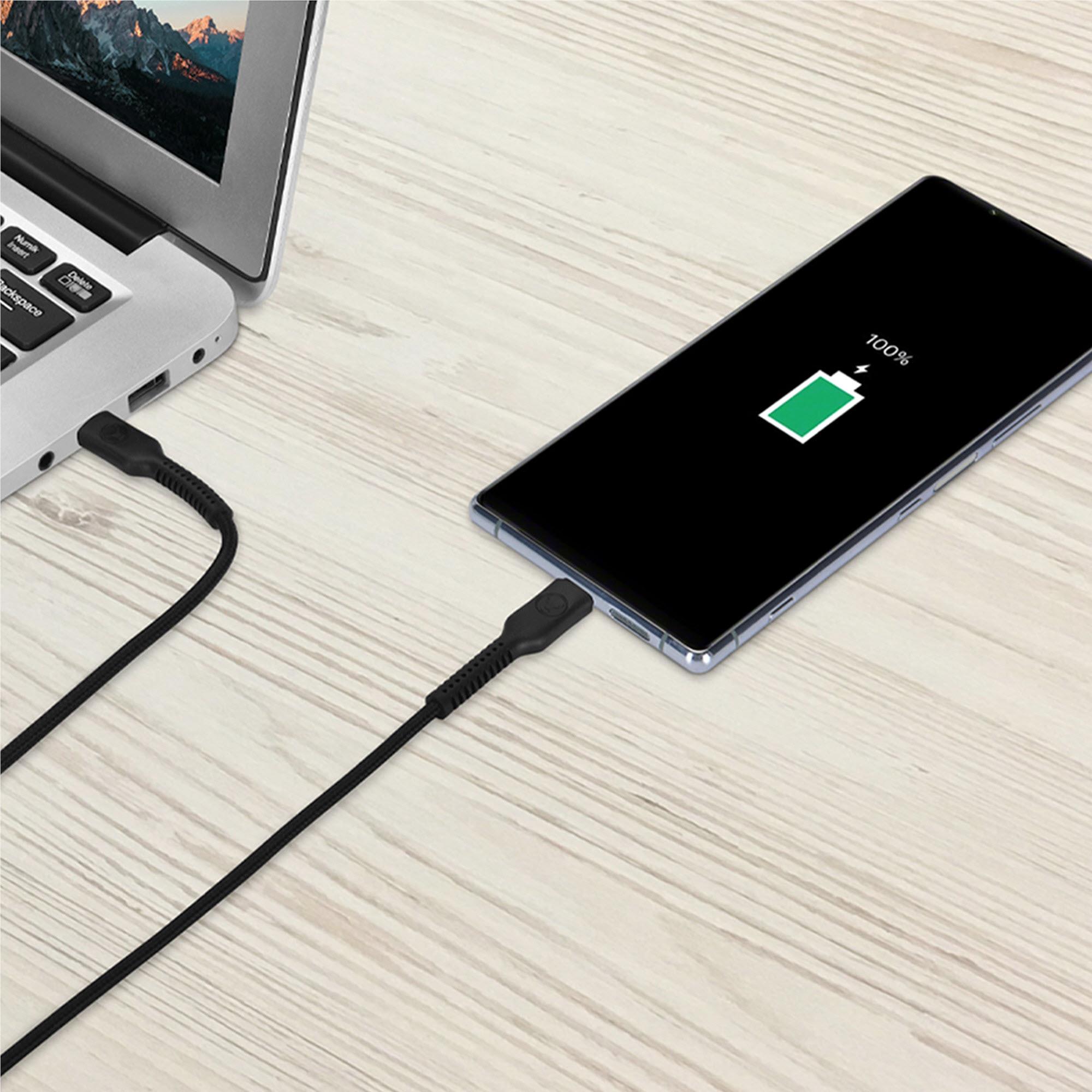Bonelk Long-Life Easy-Grip USB-C to USB-C 1.5m Cable (Black)
