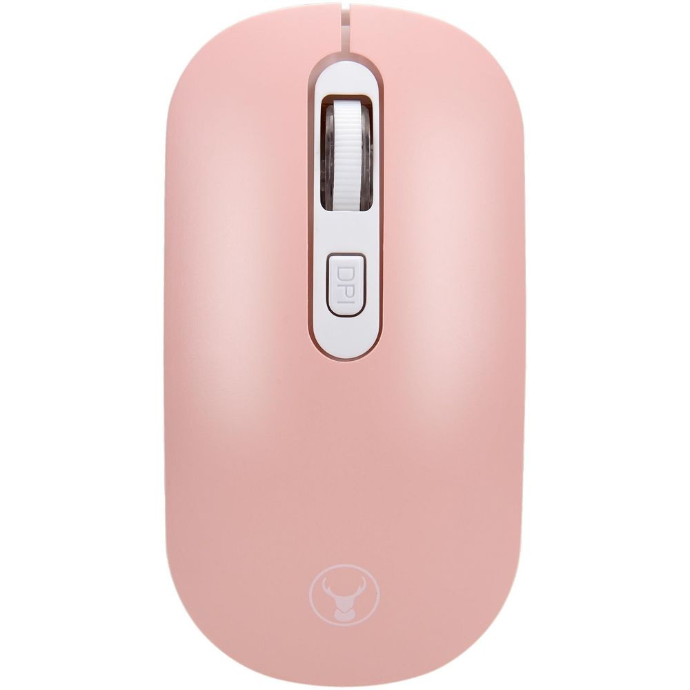 Bonelk Slim KM-322 Wireless Keyboard & Mouse Combo (Salmon)