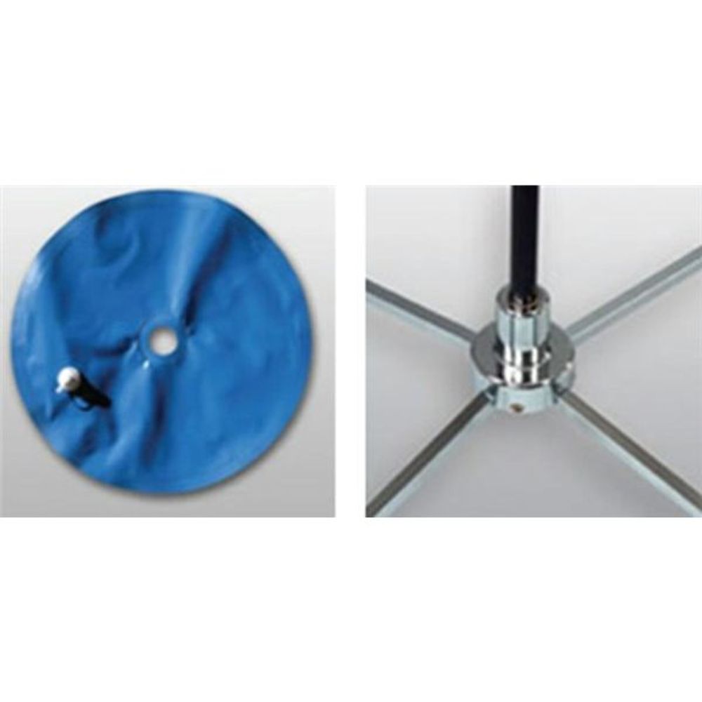 Cross Feet Stand and Waterbag for Teardrop Banner