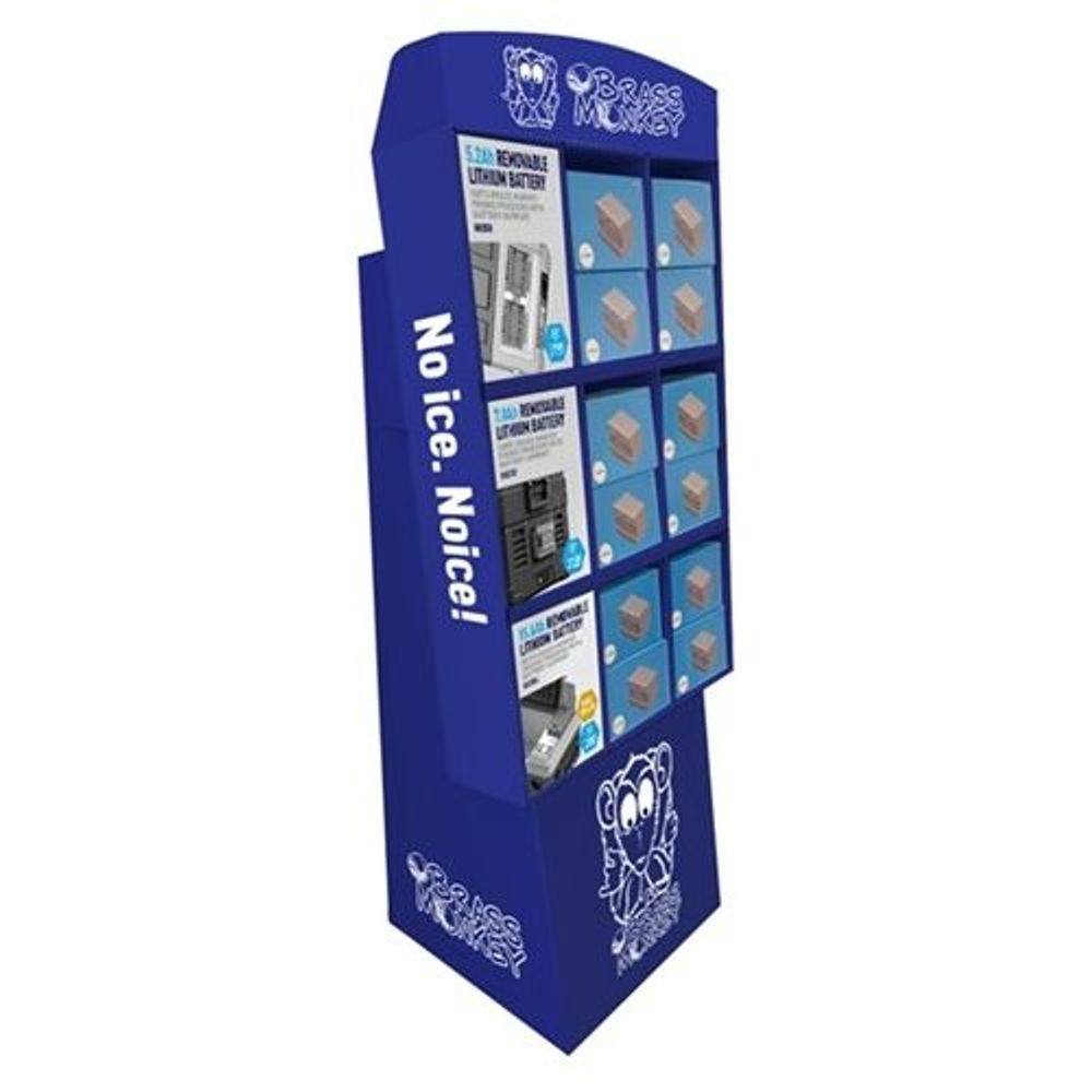 Brass Monkey Battery Display Stand