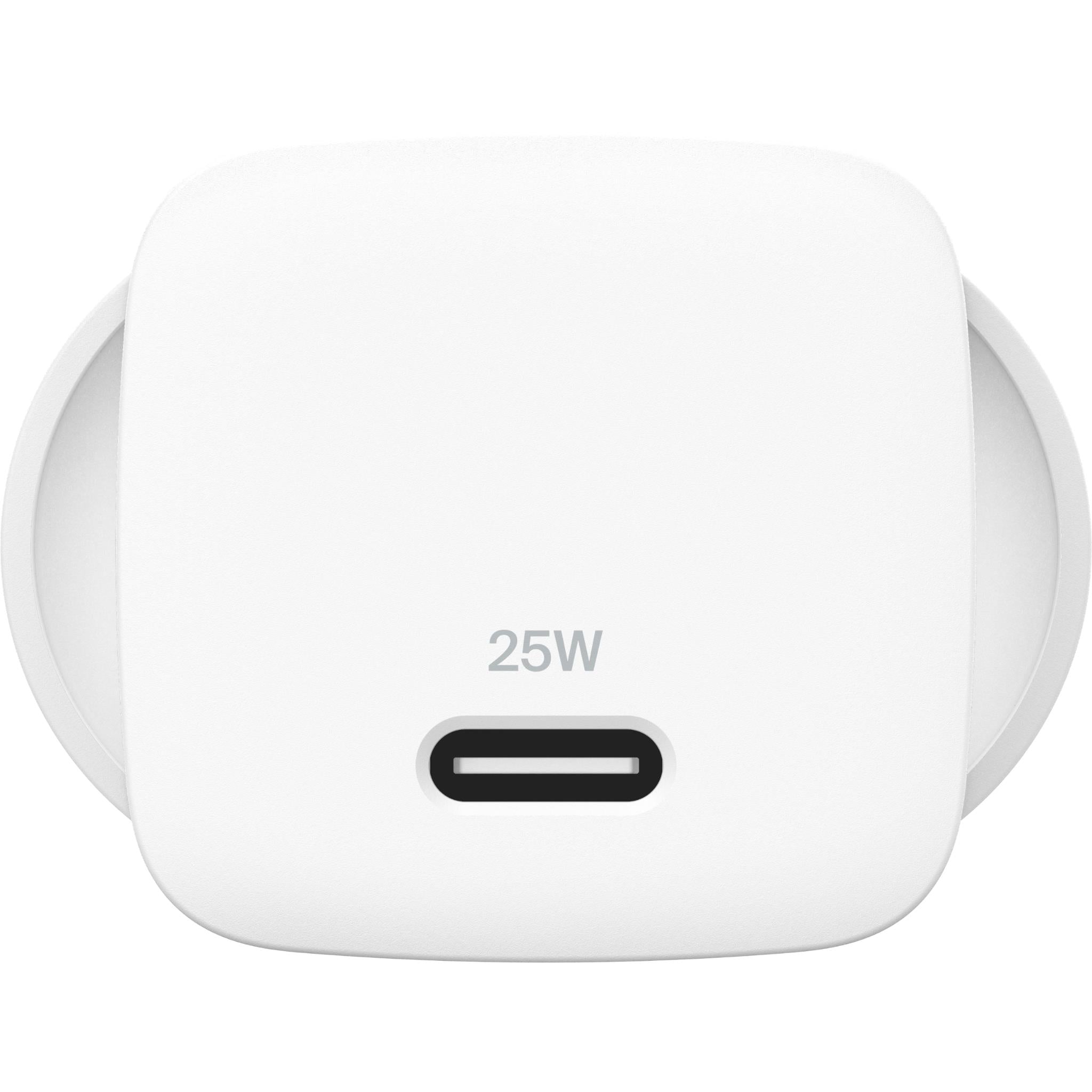 Belkin BoostCharge 25W PD Wall Charger with USB-C Cable [1m] (White)