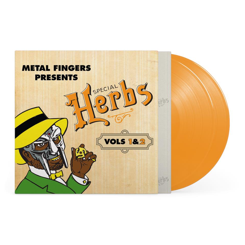 Metal Fingers Presents Special Herbs Vols 1 & 2 (Mustard Yellow Vinyl) - By: Mf Doom