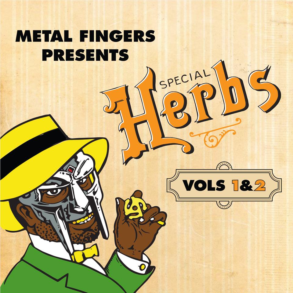 Metal Fingers Presents Special Herbs Vols 1 & 2 (Mustard Yellow Vinyl) - By: Mf Doom