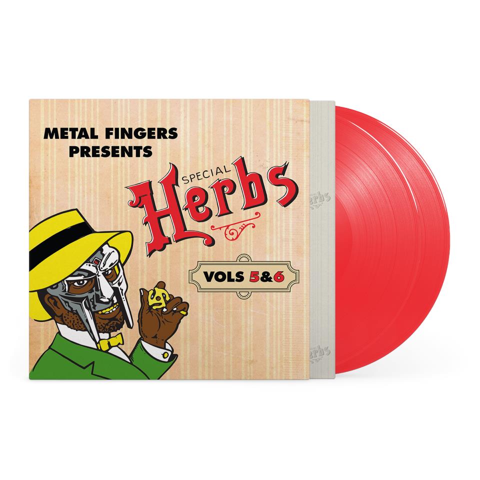 Metal Fingers Presents Special Herbs Vols 5 & 6 (Apple Red Vinyl) - By: Mf Doom