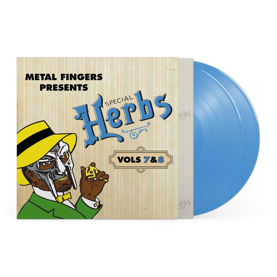 Metal Fingers Presents Special Herbs Vols 7 & 8 (Sky Blue Vinyl) - By: Mf Doom