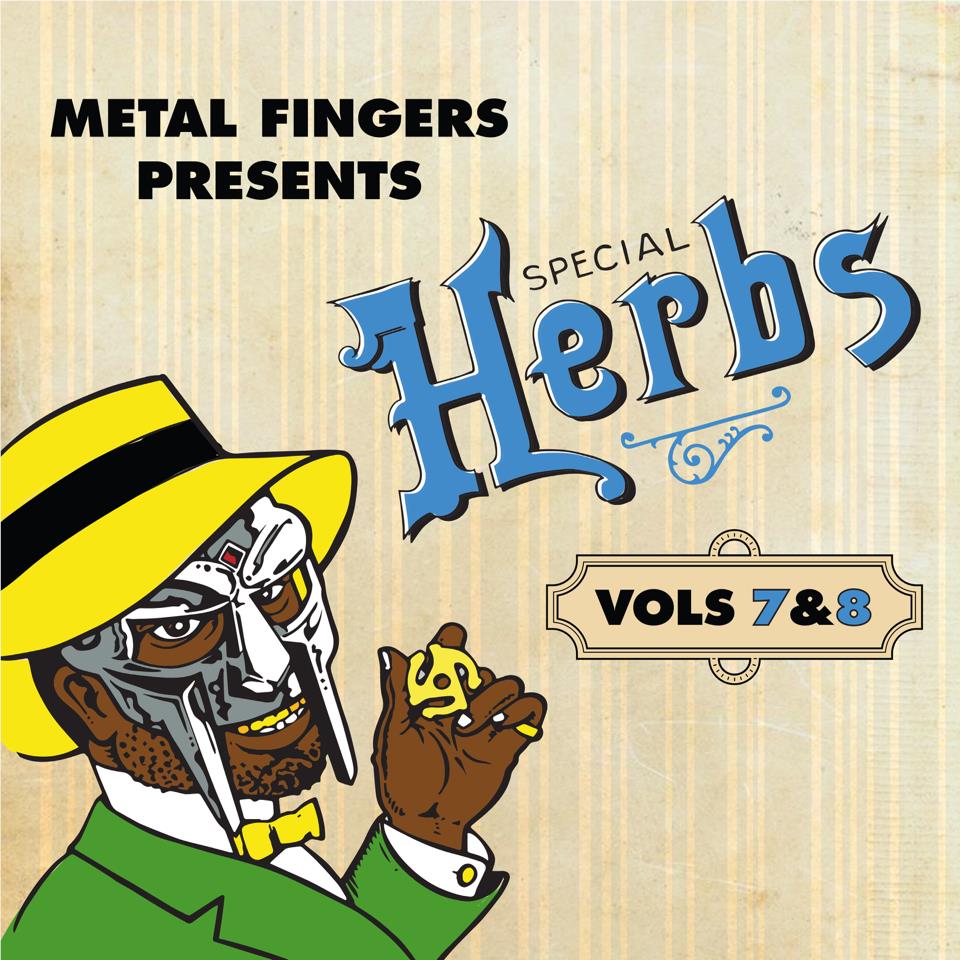 Metal Fingers Presents Special Herbs Vols 7 & 8 (Sky Blue Vinyl) - By: Mf Doom