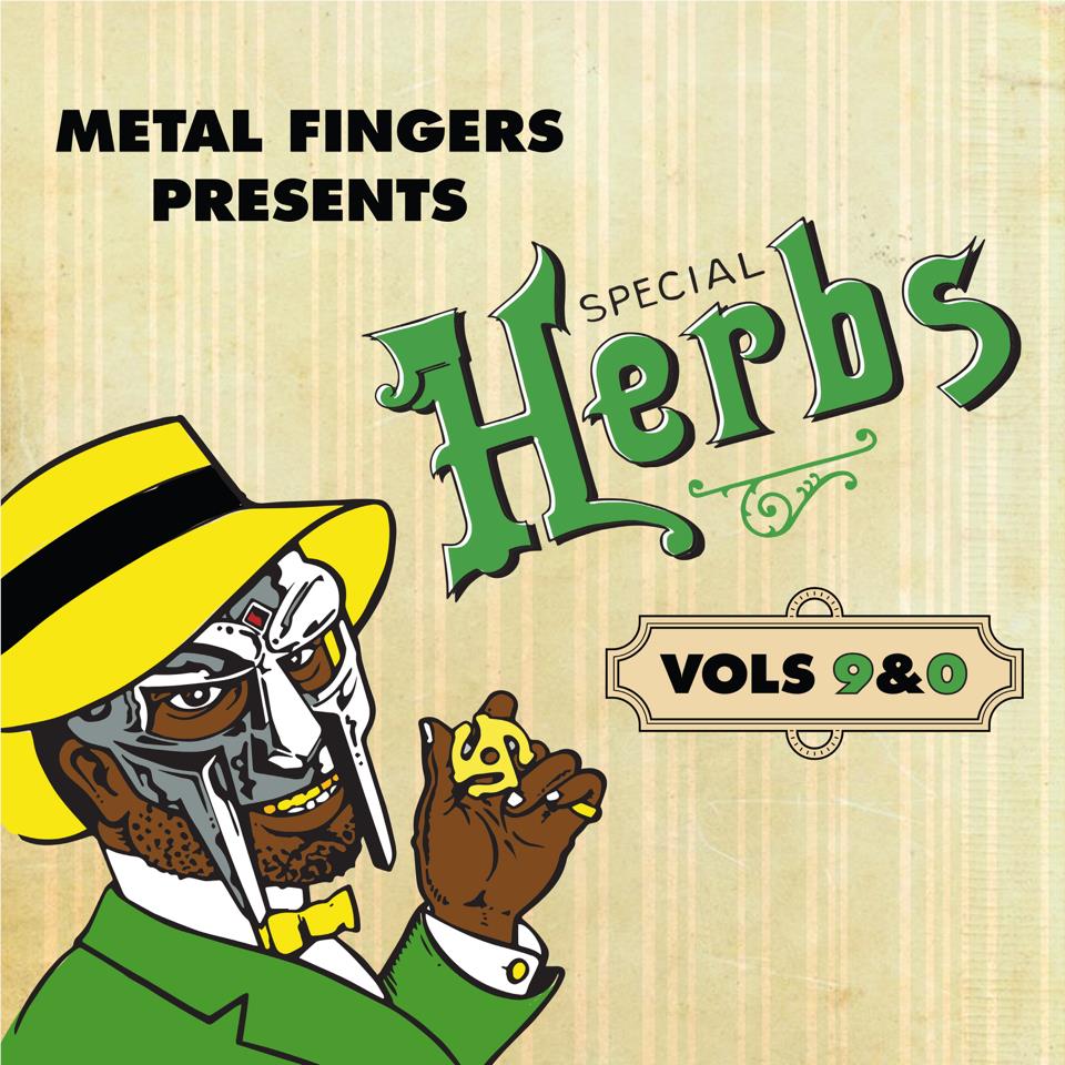 Metal Fingers Presents Special Herbs Vols 9 & 0 (Evergrenn Vinyl) - By: Mf Doom