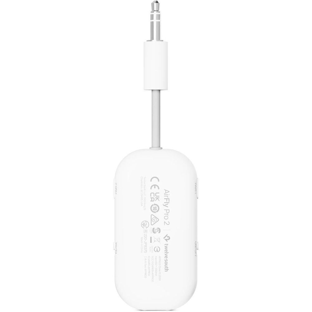 Twelve South AirFly 2 Pro Bluetooth Audio Transmitter (White)