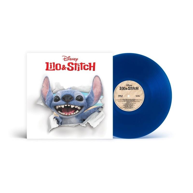 Lilo & Stitch (Original Motion Picture Soundtrack 2025) (Transparent Blue Vinyl) - By: Mark Keali'i Ho'omalu, Iam Tongi, Dan Romer