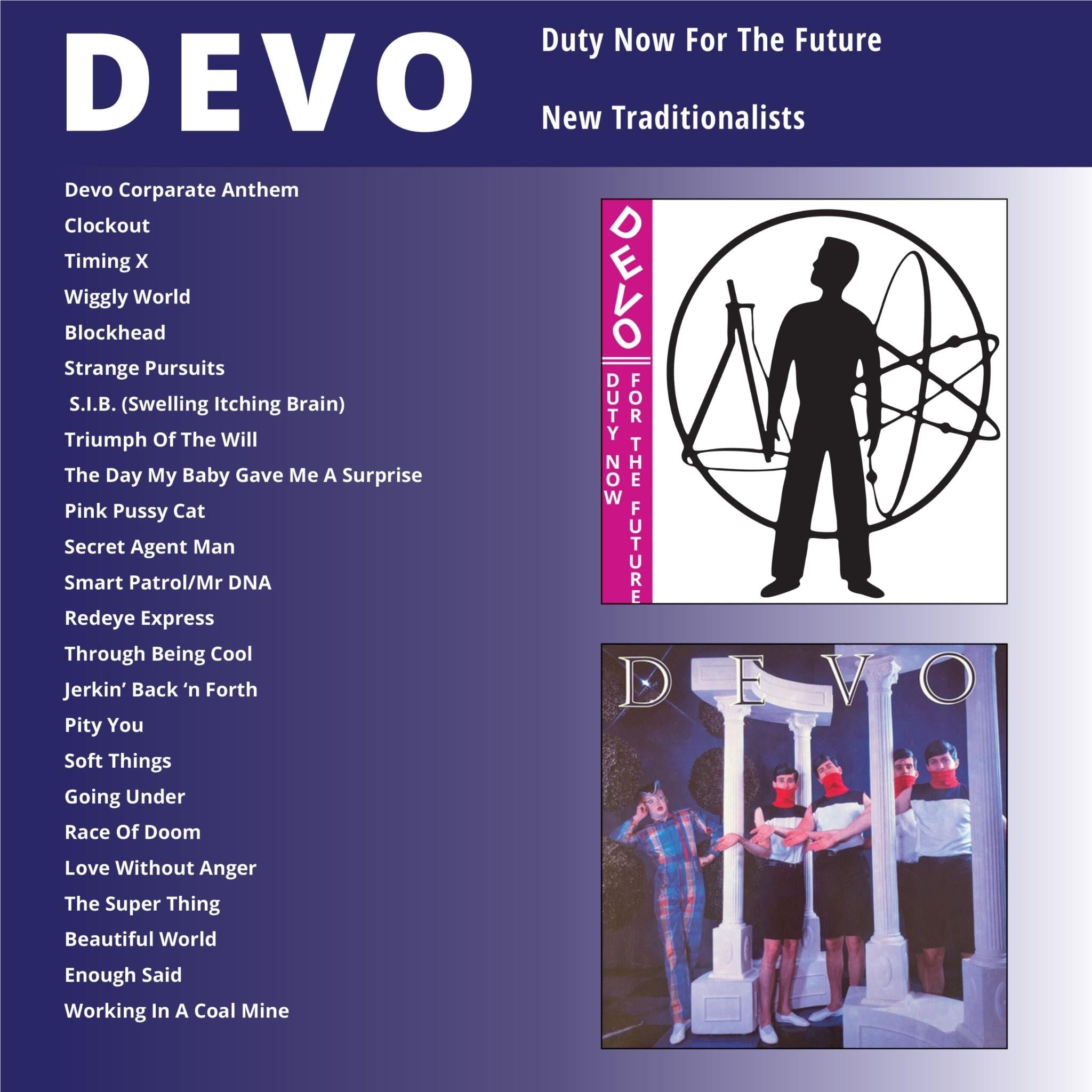 Duty Now For The Future / New Traditionalists, By: Devo