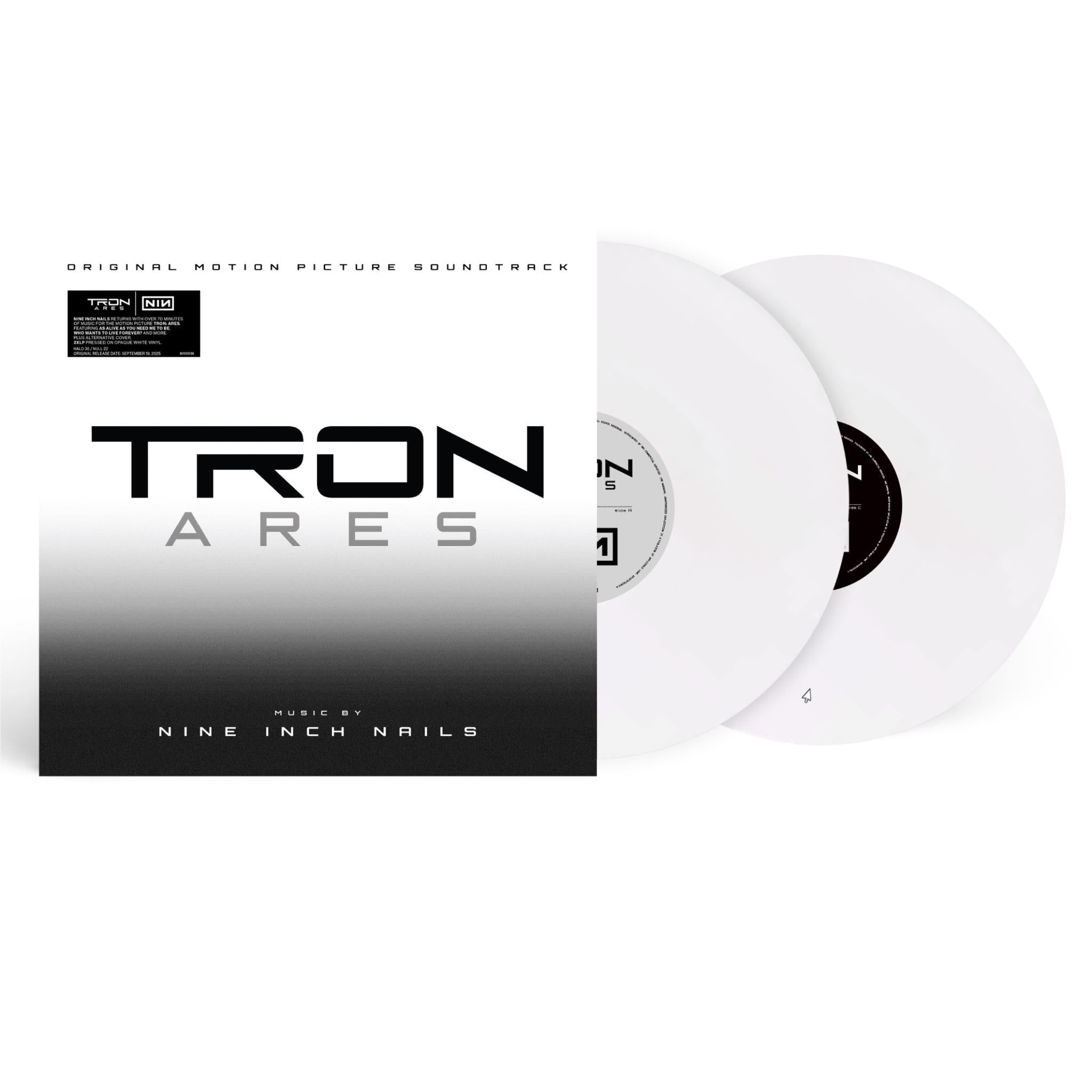 Tron:Ares (Original Motion Picture Soundtrack) (White Opaque Vinyl) - By:Nine Inch Nails