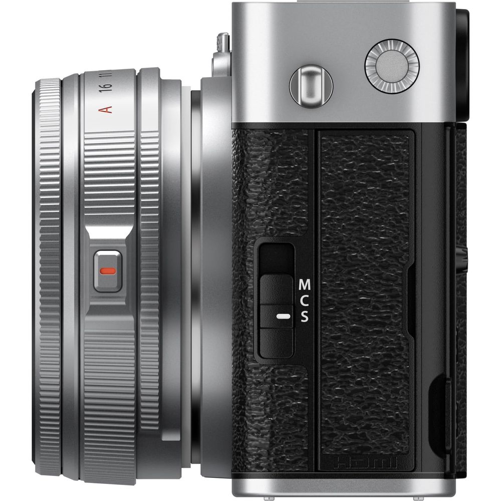 Fujifilm X-E5 Mirrorless Camera with 23mm Lens (Silver)