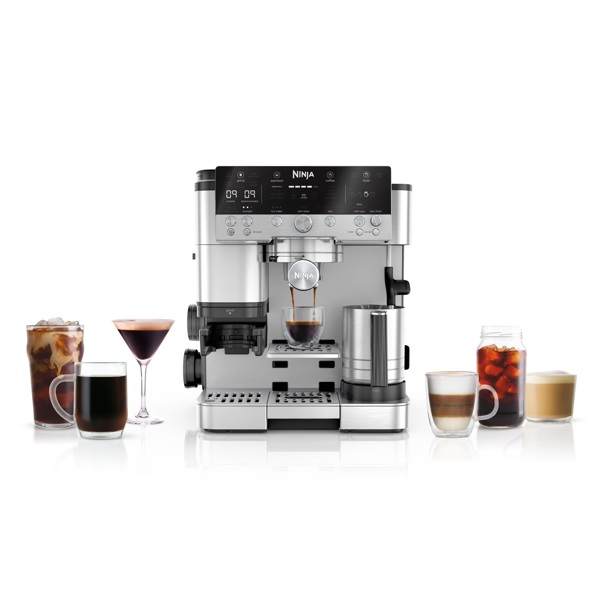 Ninja Luxe Café Espresso Machine (Stainless Steel)