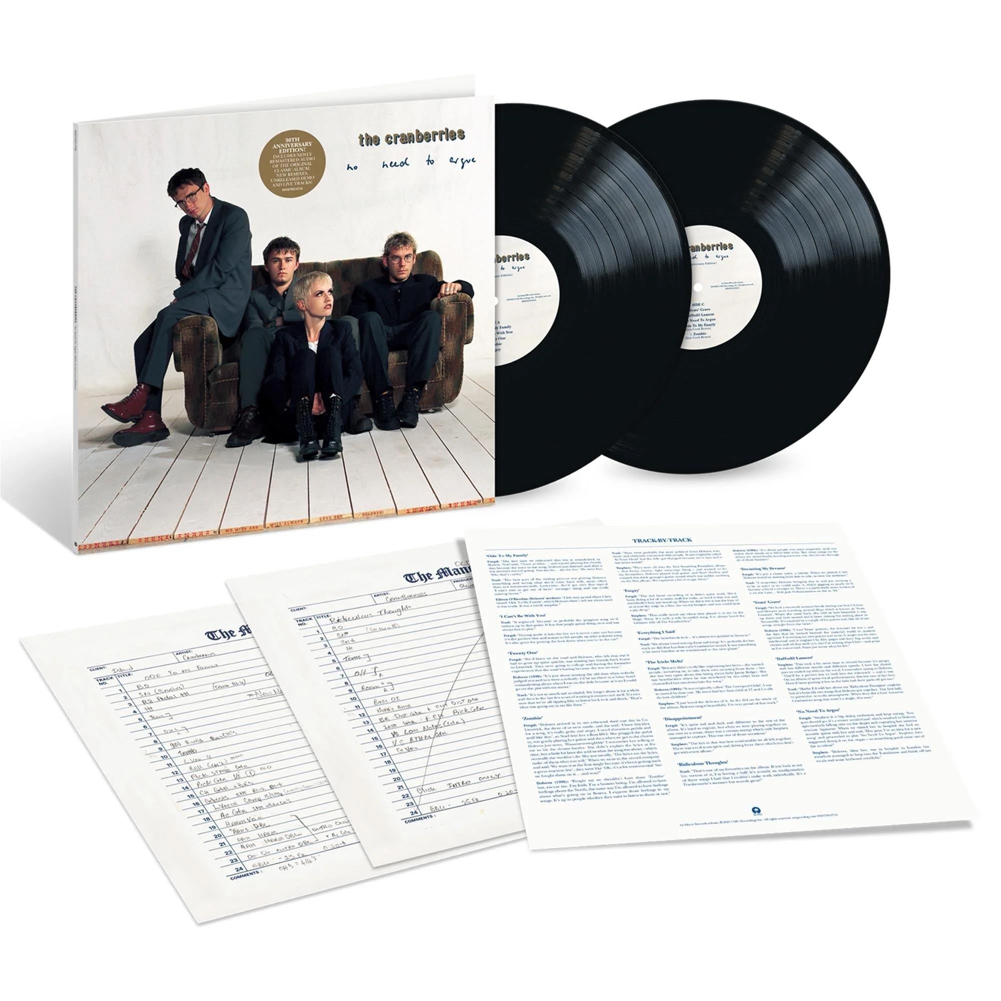 No Need To Argue: 30th Anniversary (Deluxe Vinyl) - By: The Cranberries