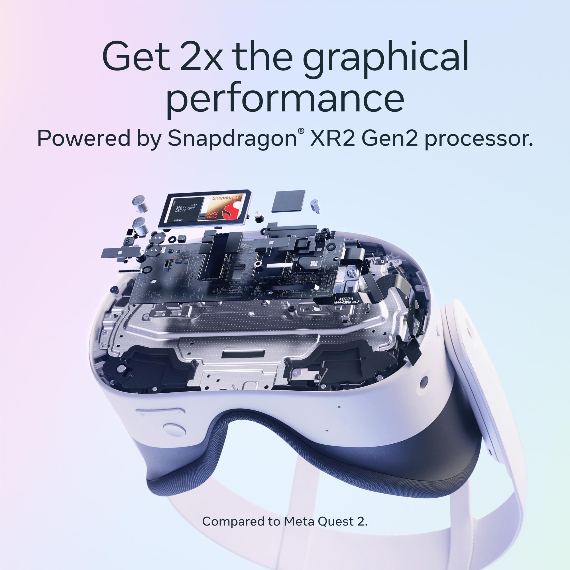 White VR headset with exposed internal electronics in an open housing