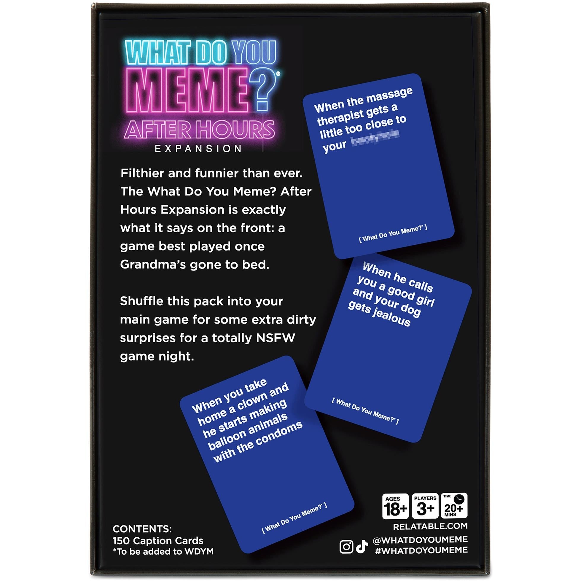 What Do You Meme? After Hours Expansion