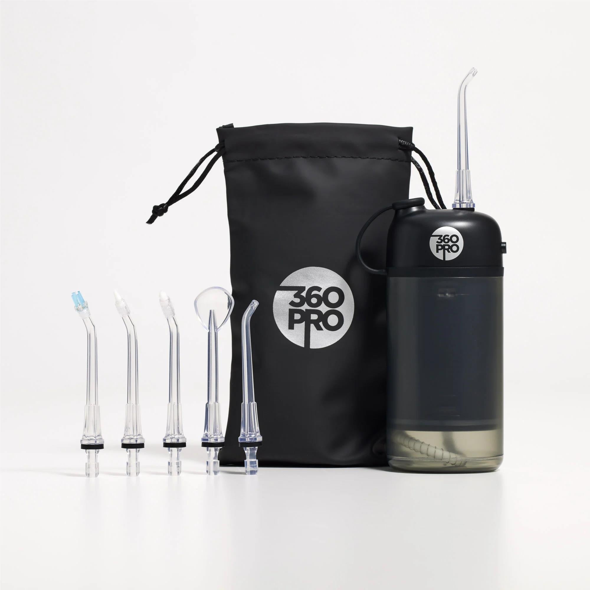 360 Pro Travel Water Flosser (Black)