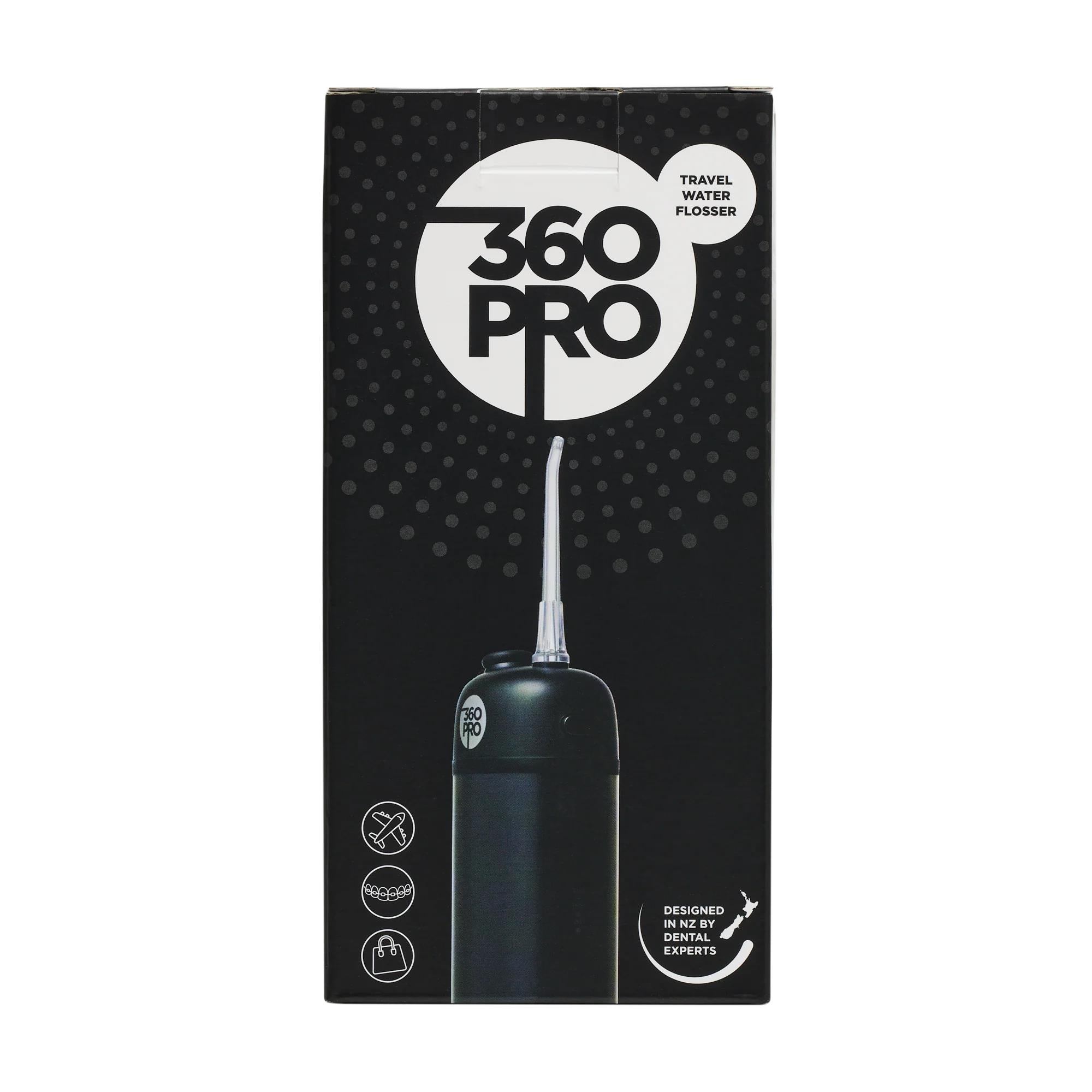 360 Pro Travel Water Flosser (Black)