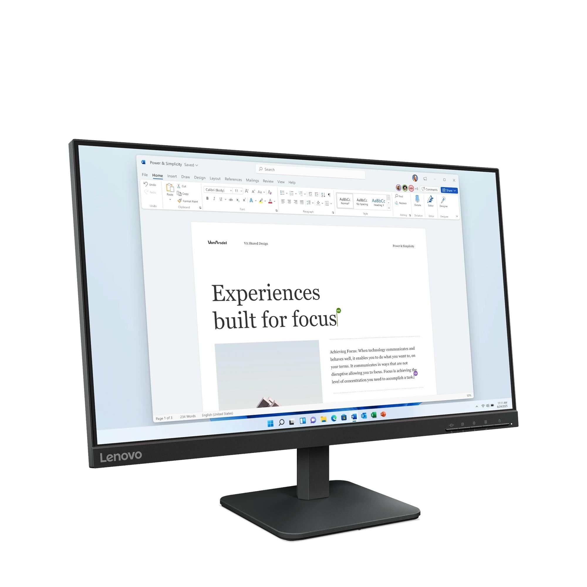 Lenovo L24E-4A 24" Full HD 100Hz Monitor