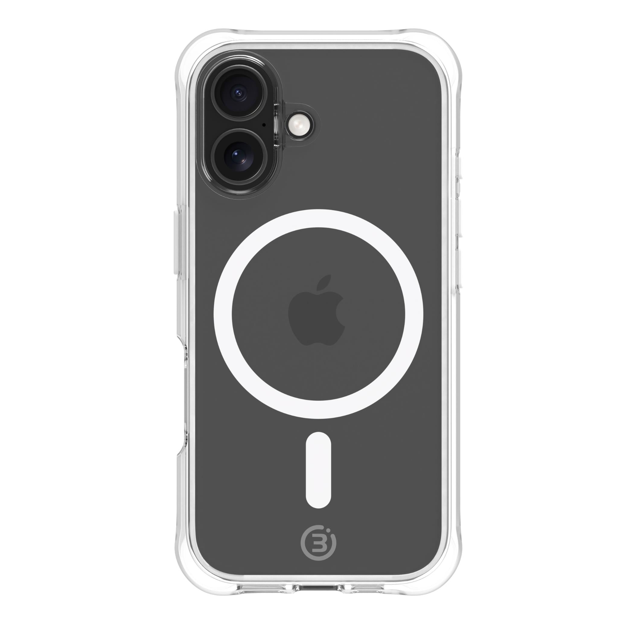 3sixT FlexAir Case for iPhone 17 (Clear/White)
