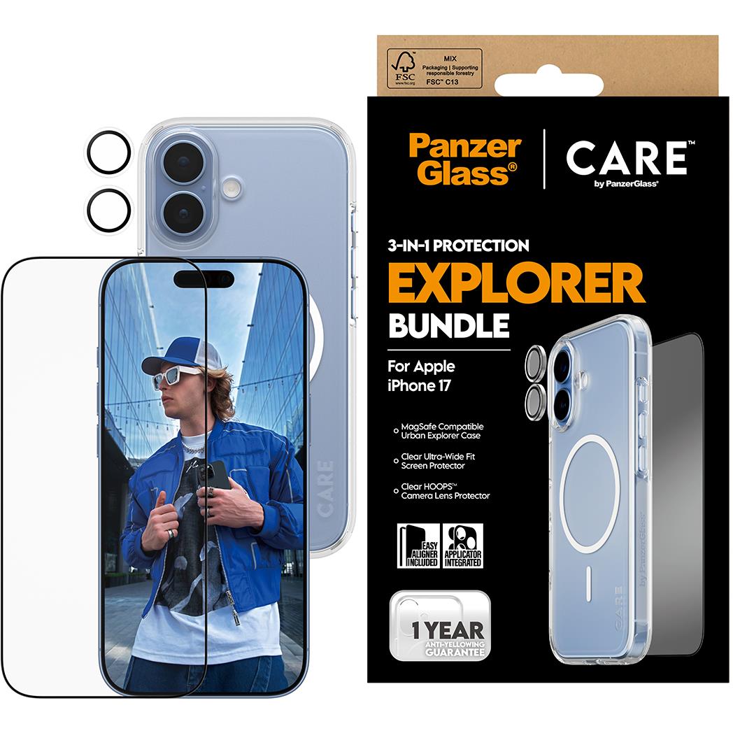 CARE by Panzer 3-in-1 Flagship Explorer Bundle for iPhone 17