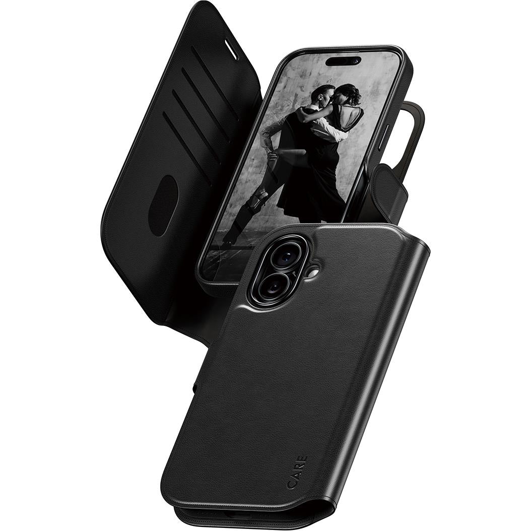 CARE by Panzer Tango Wallet Case for iPhone 17 (Black)