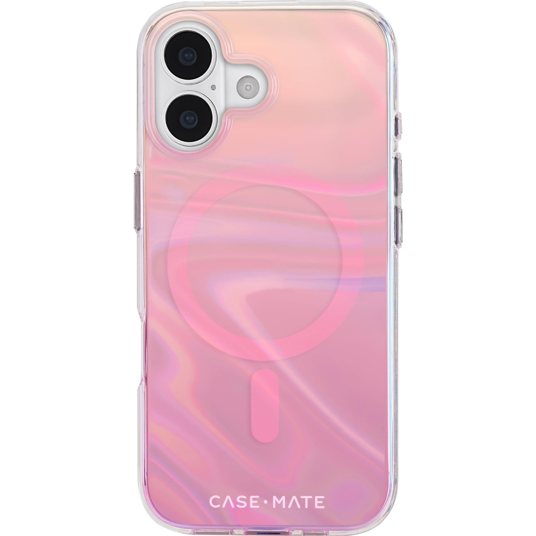 Case-Mate Peach Bubble MagSafe Case for iPhone 17 (Iridescent)