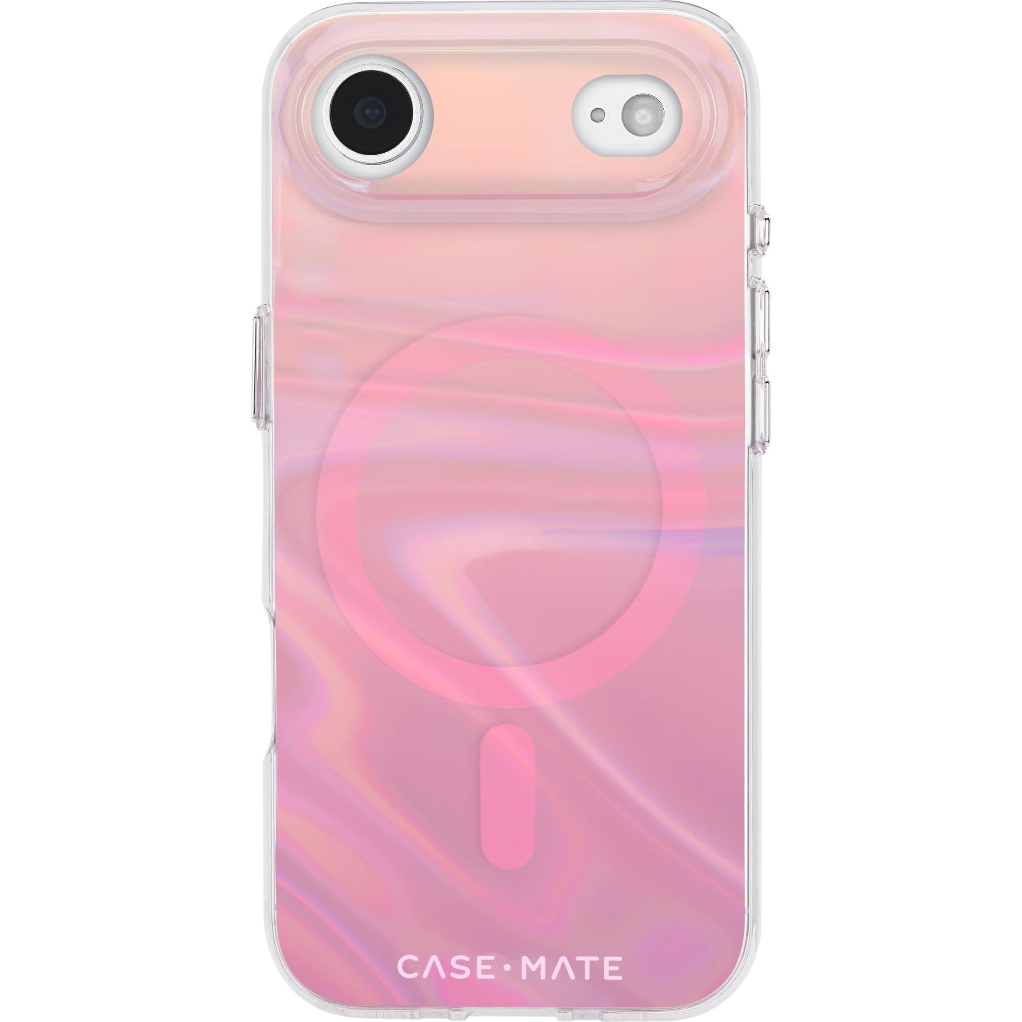 Case-Mate Peach Bubble MagSafe Case for iPhone Air (Iridescent)