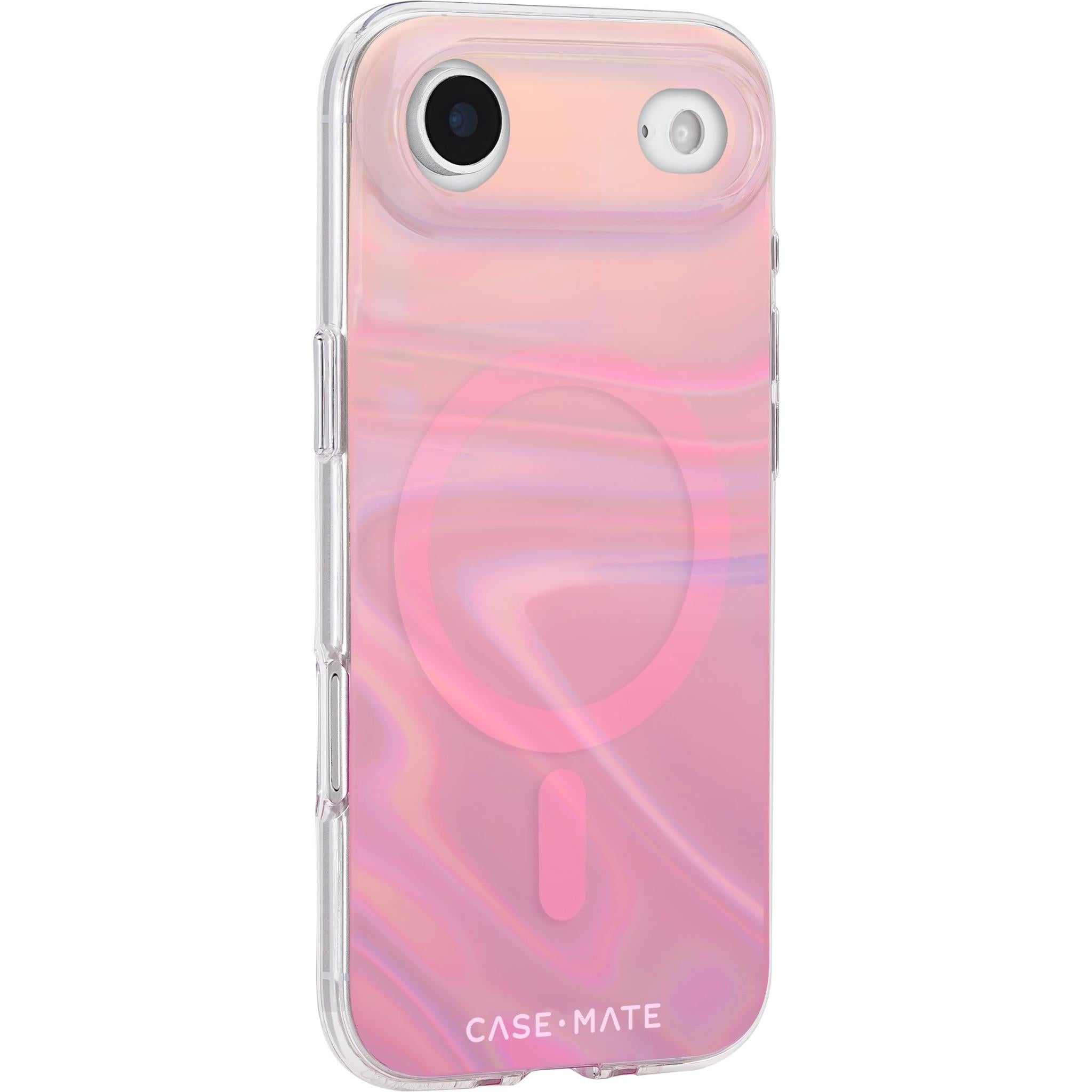 Case-Mate Peach Bubble MagSafe Case for iPhone Air (Iridescent)
