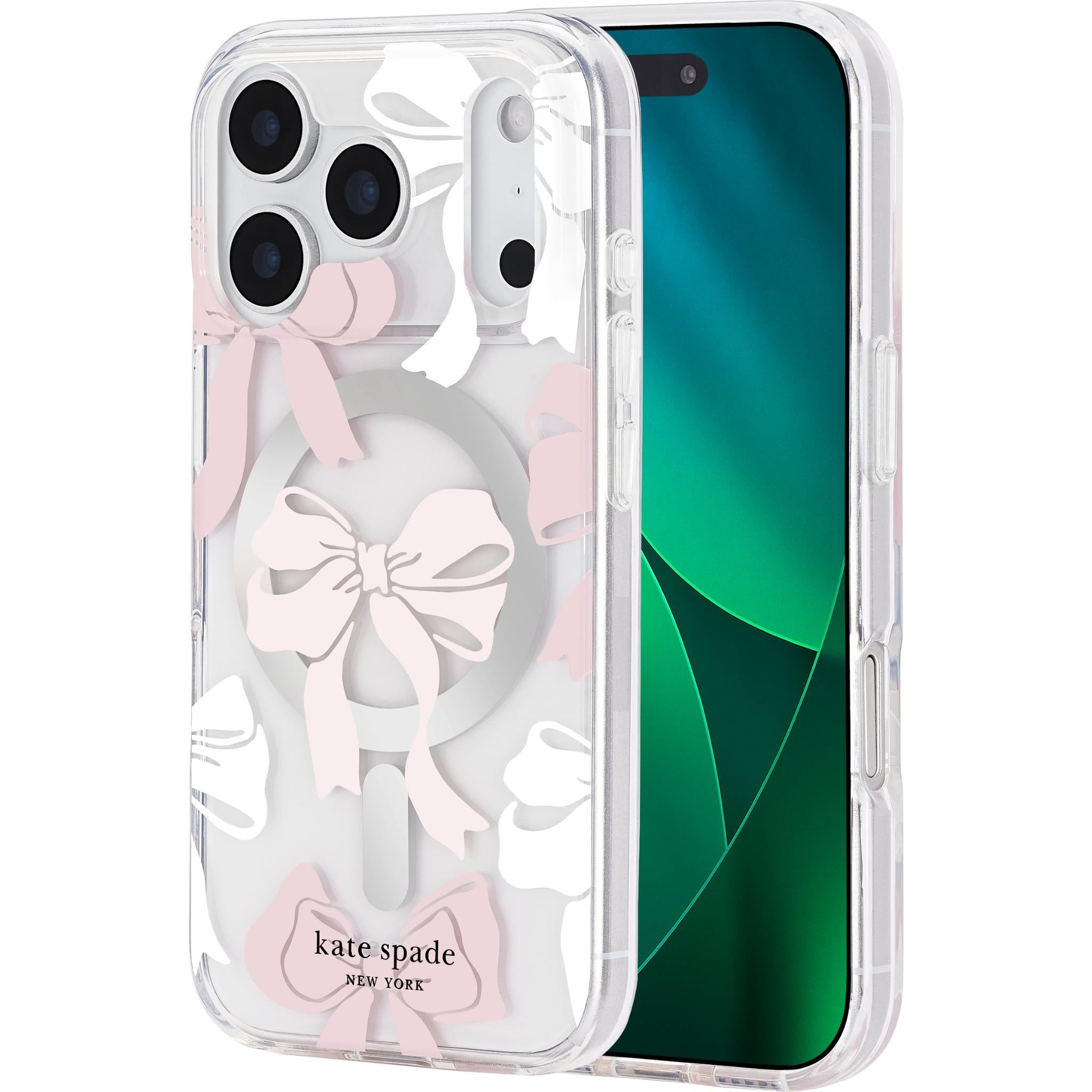 Kate Spade Protective MagSafe Case for iPhone 17 Pro (Tied with a Bow)