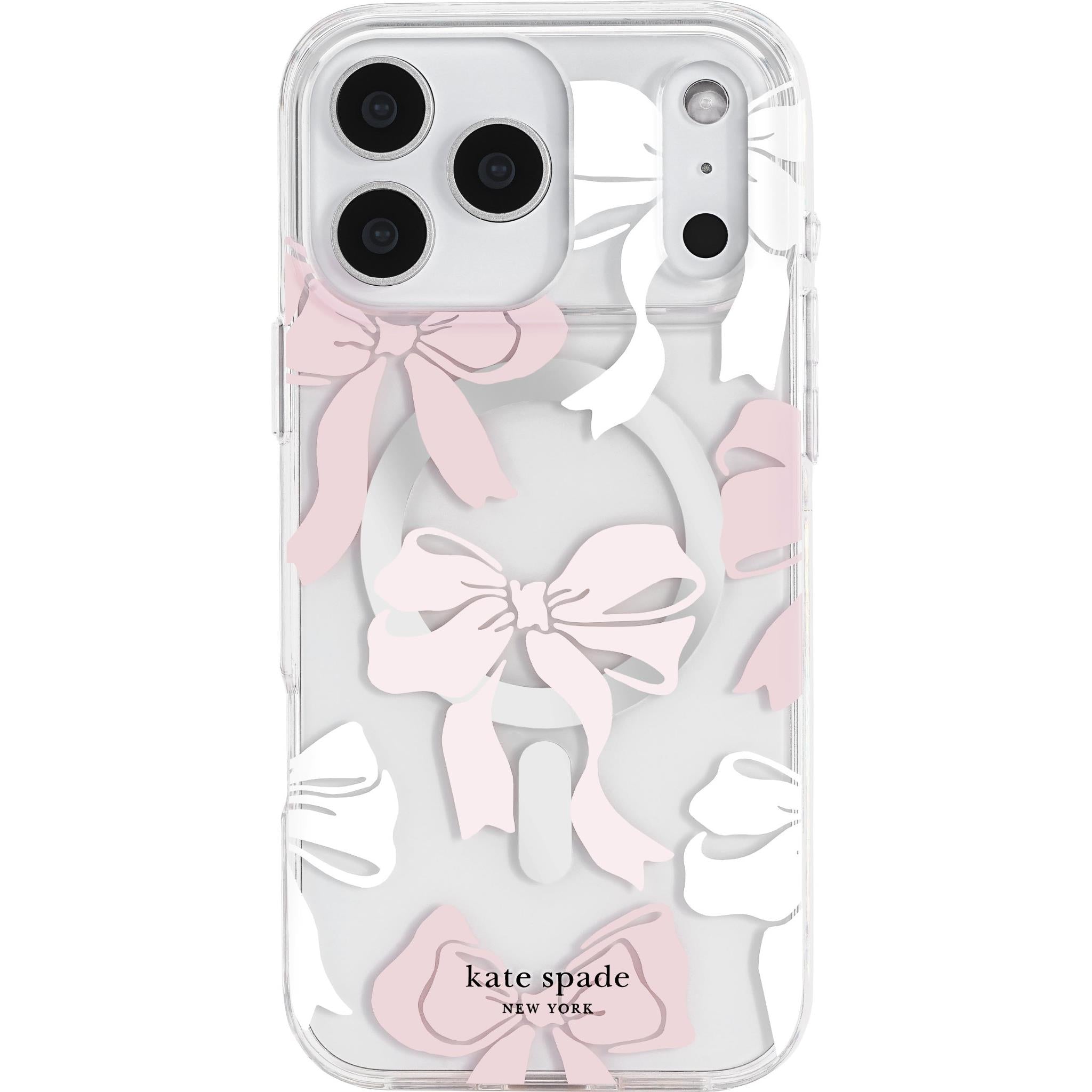 Kate Spade Protective MagSafe Case for iPhone 17 Pro Max (Tied with a Bow)