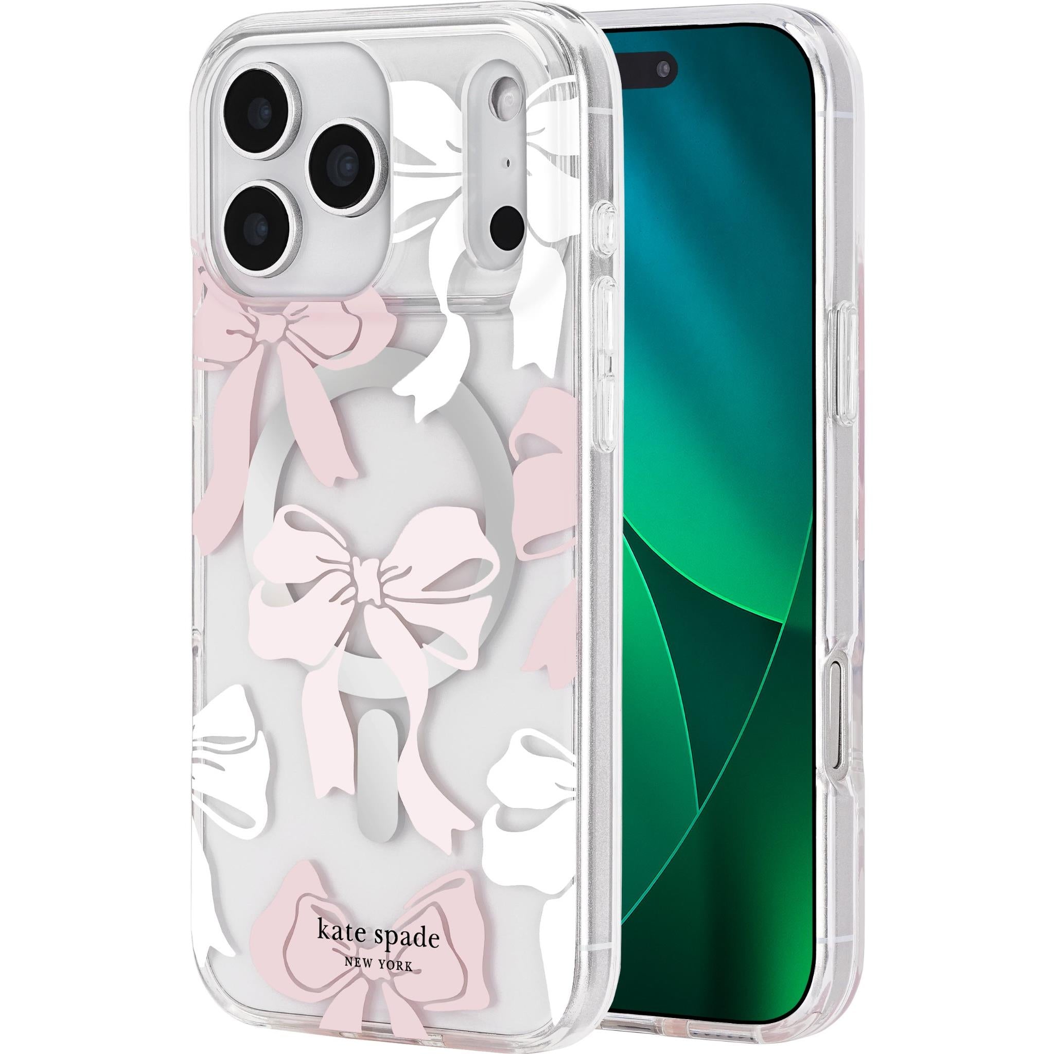 Kate Spade Protective MagSafe Case for iPhone 17 Pro Max (Tied with a Bow)