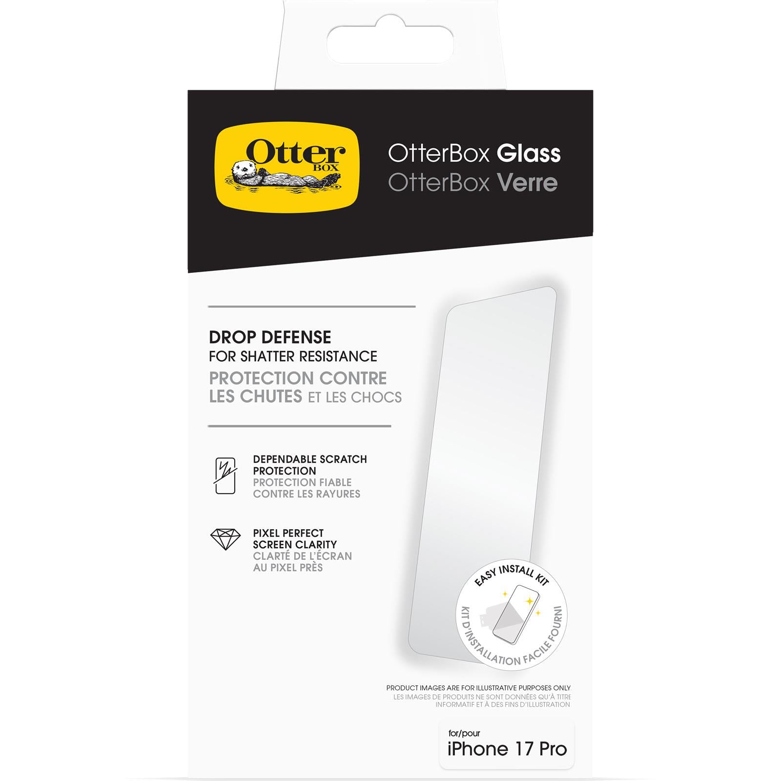 Otterbox Glass Screen Protector for iPhone 17 Pro