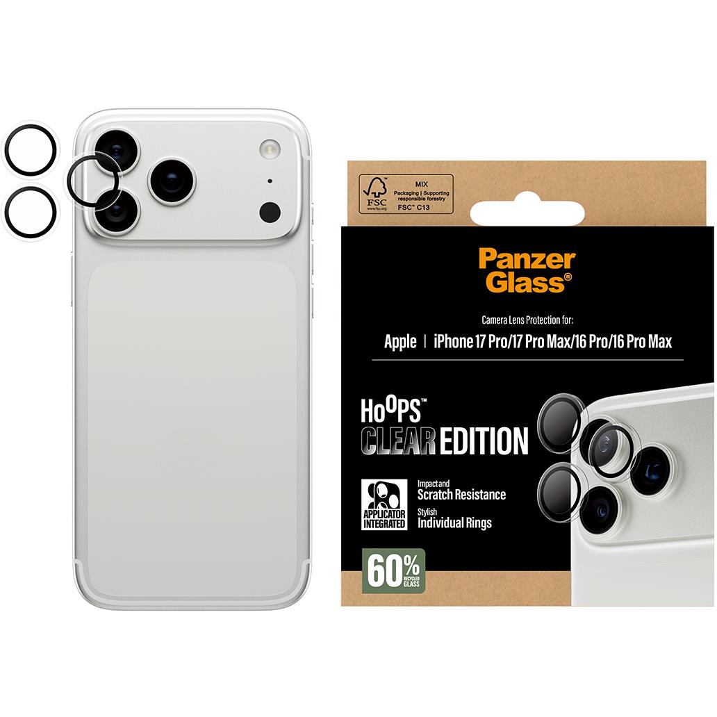 PanzerGlass Hoops Lens Protector for iPhone 17 Pro/17 Pro Max