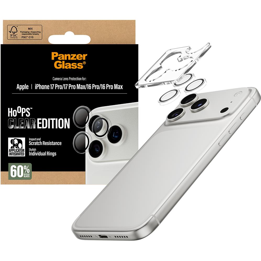 PanzerGlass Hoops Lens Protector for iPhone 17 Pro/17 Pro Max