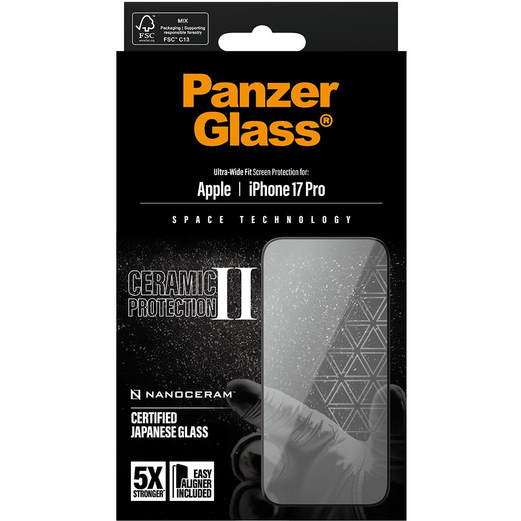 PanzerGlass UWF Ceramic Screen Protector for iPhone 17 Pro