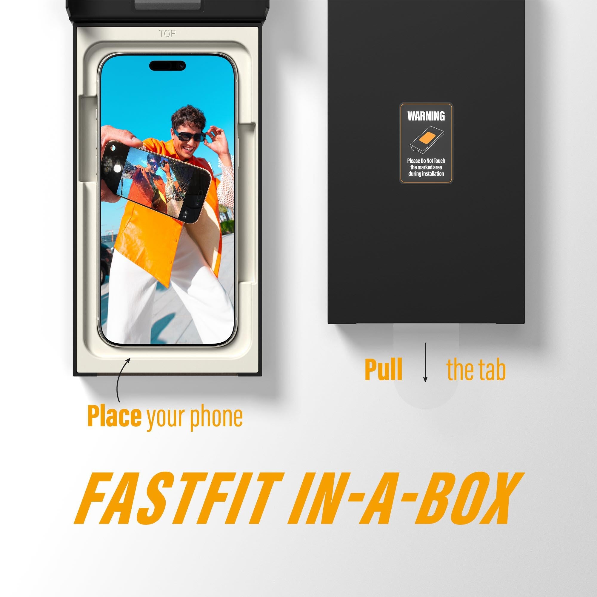 PanzerGlass UWF Screen Protector with Fastfit for iPhone 17