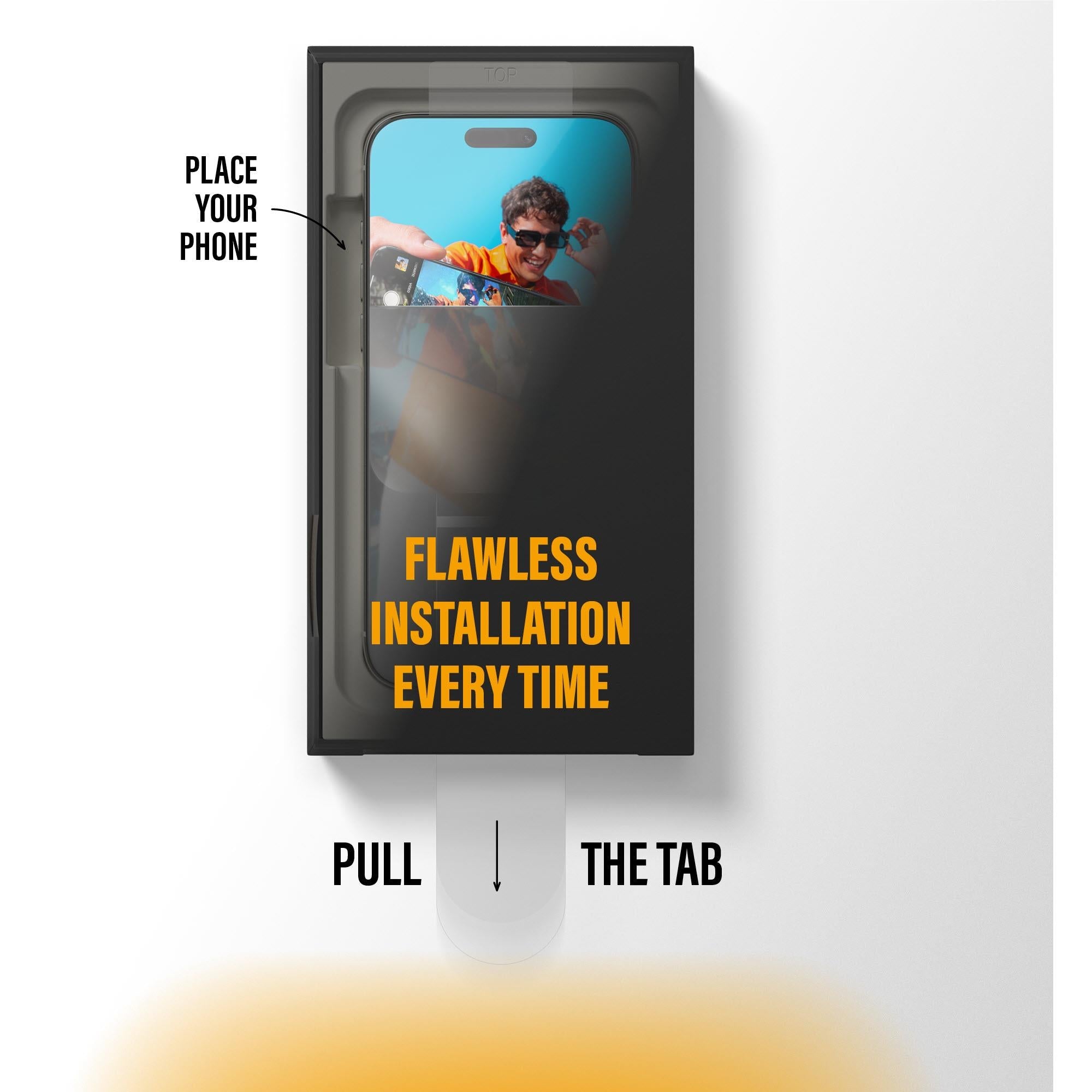 PanzerGlass UWF Screen Protector with Fastfit for iPhone 17