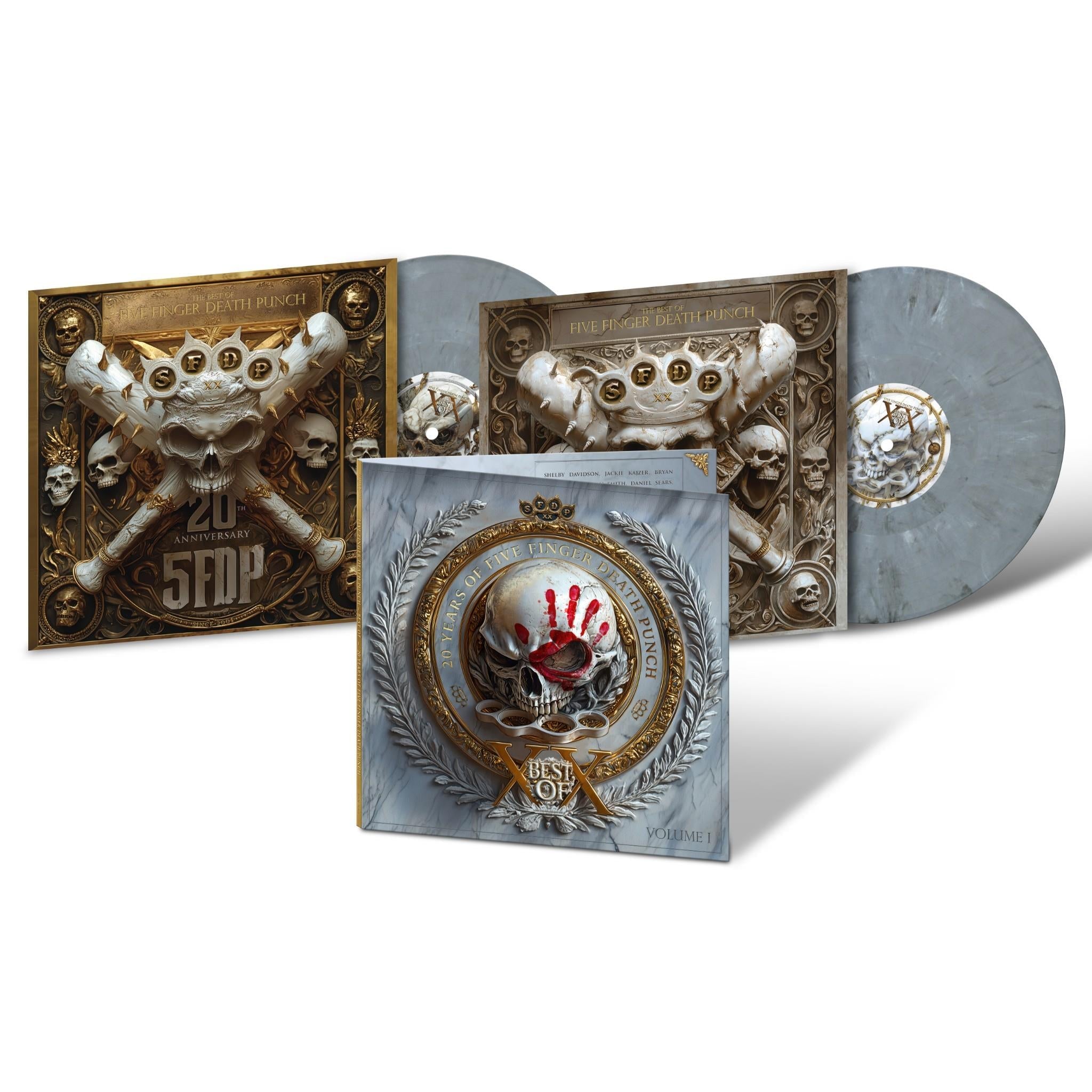 Best Of - Vol 1 (Recycled Slate Coloured Vinyl) - By: Five Finger Death Punch