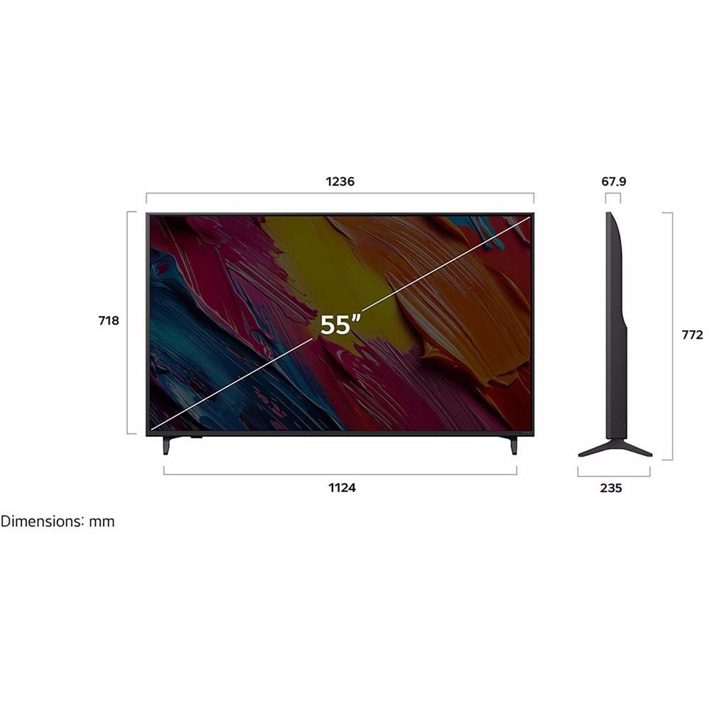 LG 55" QNED70 AI 4K UHD Smart TV [2025]